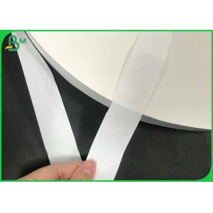 33mm * 5000m Food Grade Paper Roll 24g 28g White Wrapped Paper For Packing Paper