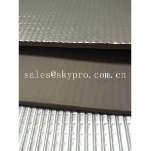 Flexible Foam Heat Insulation Sheet with Aluminum Foil Sheet Fireproof Coated