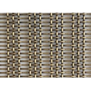 China 3.6mm Crimp Screen Wire Architectural Metal Mesh 1.5m Width on sale