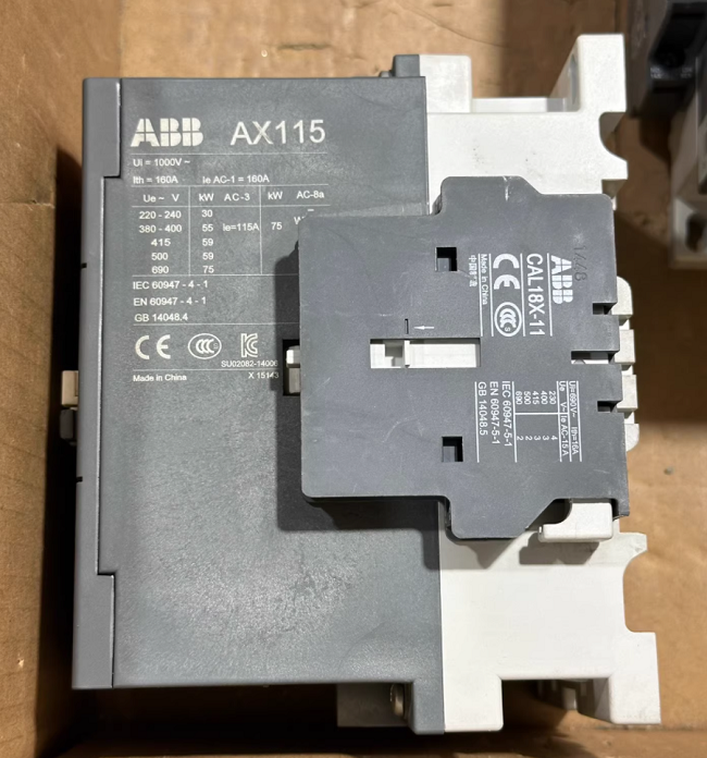 AX115-30 ABB Ac contactor Efficient reliable low-voltage control solutions