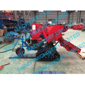 4LZ-0.7 mini paddy combine harvester with crawler, rice wheat 14HP
