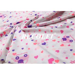 4 Way Stretch Knitted Nylon Repreve Swimwear Fabric Adorable Pattern For Kids