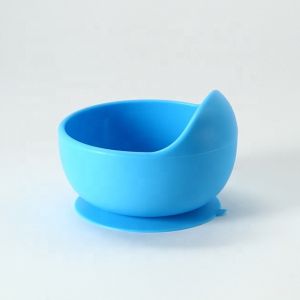 Multi Colors Durable Silicone Bowl Set Soft Flexible For Baby Feeding