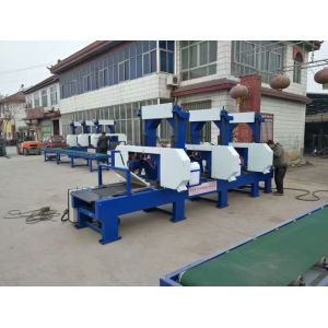 Multiple Heads Horizontal Band Resaw Machine/6 heads Timber cutting bandsaw Mill