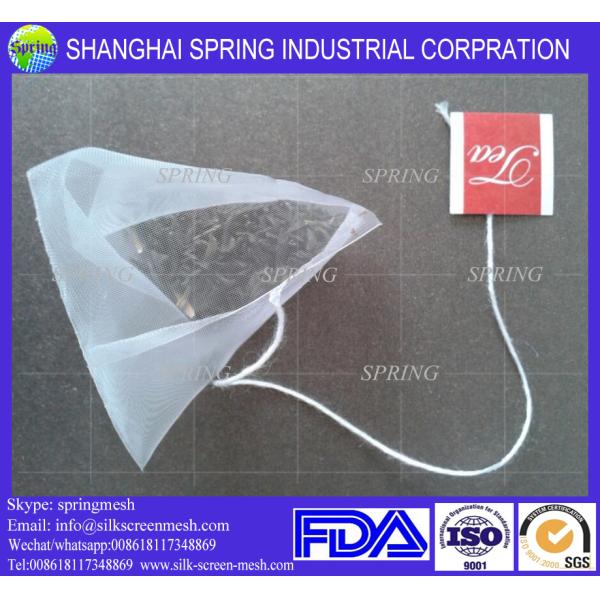 Drawstring nylon filter tea bag/tea bag nylon mesh/food grade nylon mesh nut milk bag/filter bags