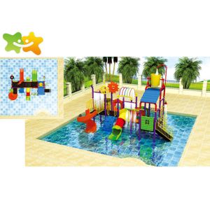 China Indoor Outdoor Children'S Outdoor Water Slides Galvanized Pipe Strong Structure on sale