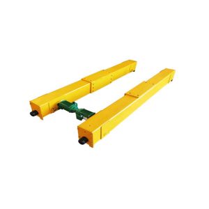 Electric Bridge Crane Parts End Carriage With Motor , Bridge Crane End Trucks