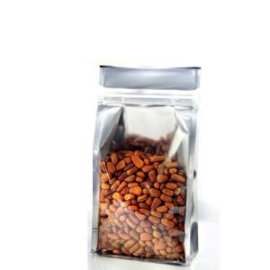 China Stand Up Clear Aluminum Foil Zipper Food Plastic Packaging Bags with Side Gusset on sale