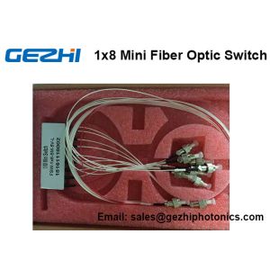 Mini Size 1x8 Opto-Mechanical Optical Switches 8x1 Latching Fiber optic Switch