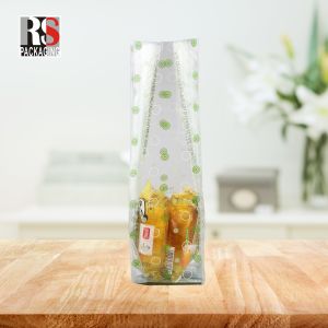 Clear Colors Bopp Opp Flat Bottom Bag Plastic Square Bottom Bag For Sealing