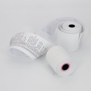 China Focus 45-70gsm BPA Free Jumbo Thermal Paper Roll For ATM / POS Roll on sale
