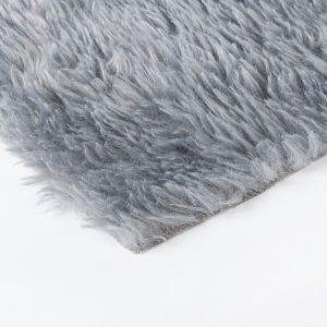 Garment Solid Dyeing Short Pile Acrylic Rabbit Fur Fabric 100% Acrylic Front