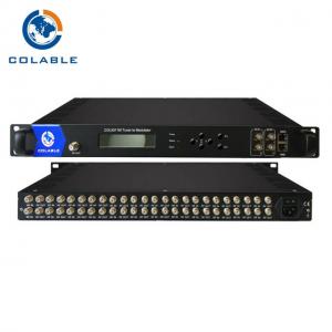 China Free Satellite Signal DVB-S to DVB-T Converter for Digital Terrestrial Cable TV System COL5011M on sale