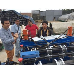Durable Roof Tile Making Machine Double Glazing Roof Panel Roll Forming