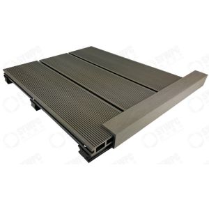 Wooden WPC Deck Flooring Tiles For Modern House Design FSC Certificate