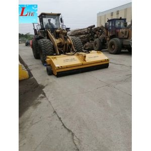 Cheap Road Sweeper For Wheel loader LW500KN With Pick Up Bucket Broom for sale