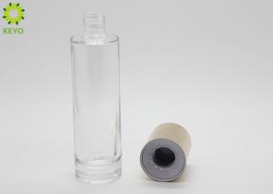 China 100ML Moisturizing Lotion Glass Bottle , Face Cream Glass Cosmetic Bottle on sale