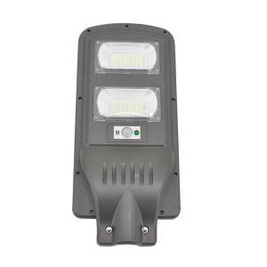 Cheap 40W Solar LED street Light ABS material ALL IN ONE with time control light control and PIR sensor for countryside for sale