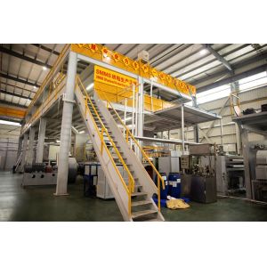 Cheap 1600mm SMMS Nonwoven Fabric Production Line for Medical Products/Operating Gowns for sale