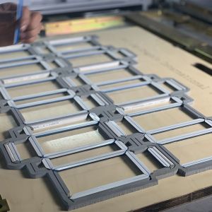 White PVC Creasing Matrix With Imported Finger Tape And Glue For Graphic Beijing