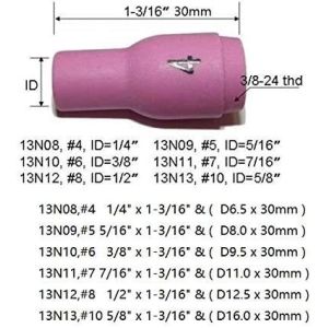 TIG Welding Torch SR WP920 24 25 Fit 13N08 13N09 13N10 13N11 13N12 13N13 Nozzle