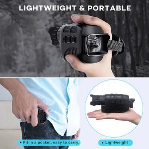 Lightweight Digital Night Vision Zoom Monocular For Hunting