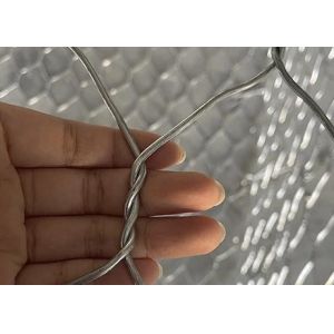 1 X 1 X 1 Meters Galvanized Gabion Box / Hexagonal Gabion Wire Mesh 50 X 50 Mm
