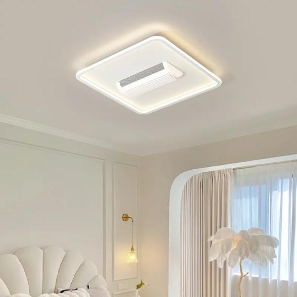 Quality Wholesale factory Model 1631B Plastic Bladeless Ceiling Fan with Light DC Motor Remote Control for Living Room Installation wholesale