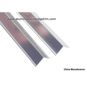China V15 Anodized Gloss Silver Aluminum Corner Guards V Shaped Splint With 1.5cm Width on sale