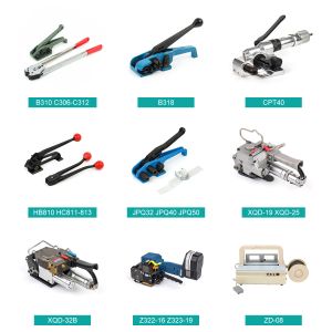 4mm - 8mm Plastic Tray Table Strapping Machine Automatic Wrapping Machine