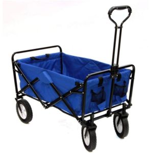 Versatile Utility Cart with Heavy Duty Steel Construction and Easy Folding