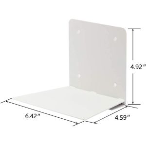 Single-side Bracket Wall Shelf Set of 4 for Nursery Floating Book Storage