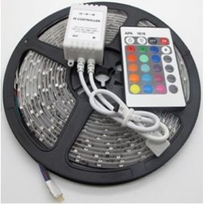 SMD5050 indoor decoration use IP20 DC24V 5m/roll 4-in-1 rgb flexible strip with