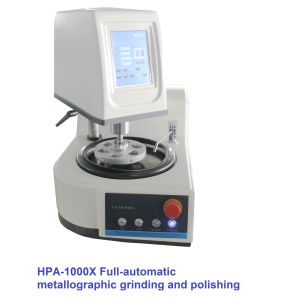 Center Load 6 Samples Metallographic Polishing Machine Double Disc Full