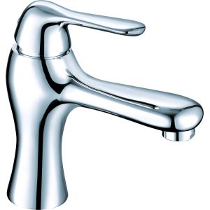 Cheap Modern Style Brass Material Basin Mixer Faucet With Chrome Finish T2052 for sale