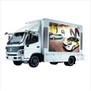 P5 Mobile Truck LED Display Screen with High Refresh Frequency and Iron or Aluminum Cabinet Selection