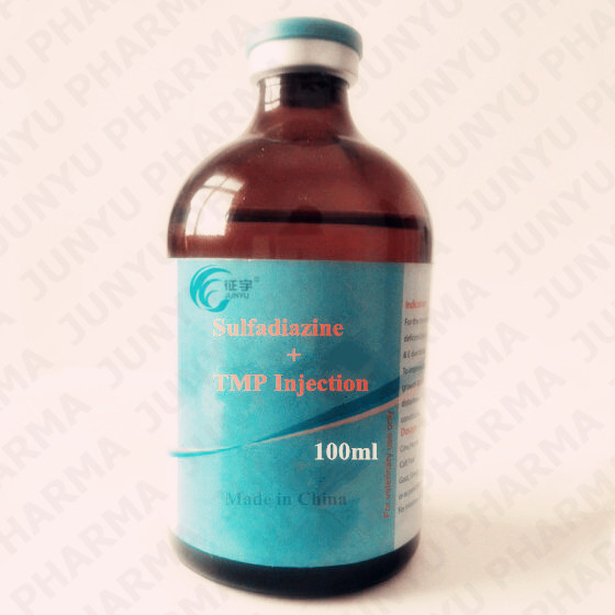 Quality Sulfadiazine TMP Injection (Sulfadiazine (40%) + Trimethoprim (8%)) wholesale