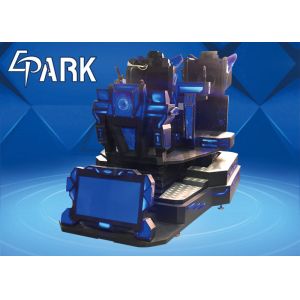 3 Dof Motion Platform 9D VR Simulator 3 People Cinema With Games