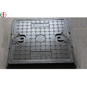 EN124 Class D400 Ductile Cast Iron Manhole Cover With Frame , Custom Size