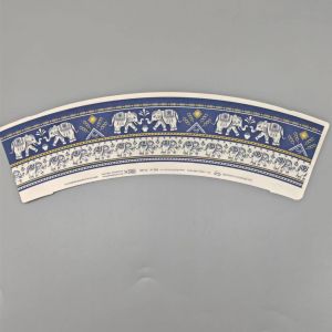 Printing PE Coated Paper Cup Fan for Hot and Cold Drinks Custom Design and