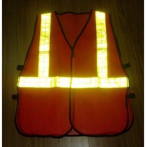 Unisex Mesh PVC Reflective Tape Safety Vest for Construction Heavy-Duty and