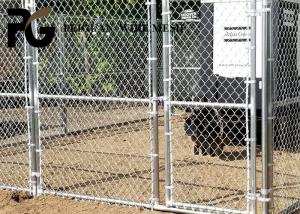 China Farm 5ft Black Chain Link Fence , White Vinyl Coated Chain Link Fence on sale