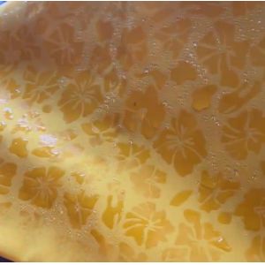 100% Polyester Suede Peach Skin Fabric For Water Exposed Floral Beach Pants