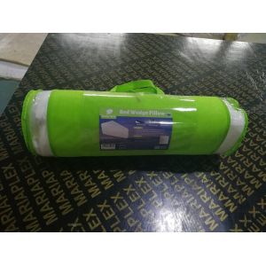 Contour Neck Memory Foam Wedge Pillow Customized Size Knitting Cover Material