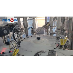 Filling Accuracy ±0.5-1% Vial Filling Line with PLC Control System - Speed 60-80