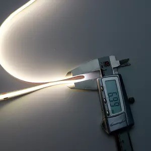 12v 24v 480led Ce Rohs 3 Flexible Light Cob Led Strip with Dimmer and Support