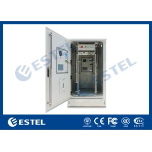 Cheap IP65 Insulated Outdoor Telecom Enclosure With DC48V Cooling System / Base Station Cabinet for sale