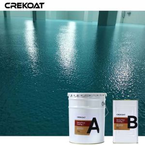 Self Leveling Waterproof Epoxy Floor Coating with 5:1 Mix Ratio and 12 Months