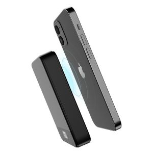 15W 5000mAh Wireless Charger Power Bank Short Circuit Protection