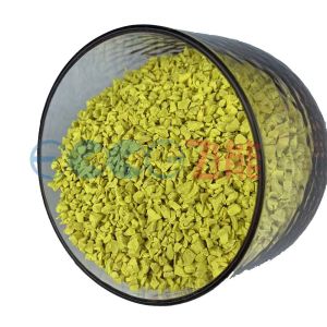 OEM Yellow Color EPDM Rubber Granules For Sandbox